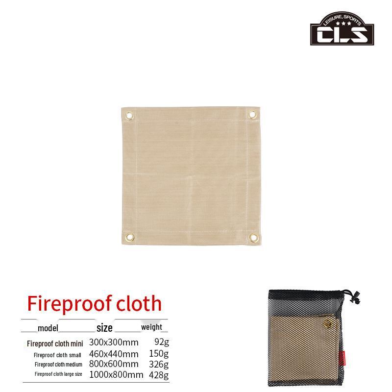 Fireproof Fiberglass BBQ Heat Insulation Pad - Flame Retardant, High Temp Resistant Cloth.