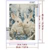 5d DIY Diamond Painting Cross Stitch Cute Little Bunny Diamond Embroidery Mosaic Animal Full Round Drill Home Decor