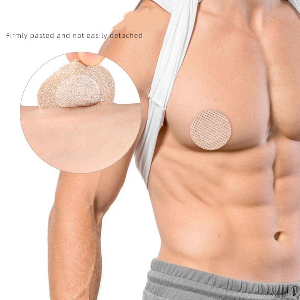100pcs Traceless Chest Sticker Waterproof Breast Patch Self-adhesive Nipple Stickers  Unisex