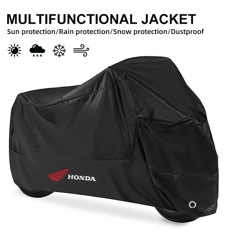 EAV3 Motorcycle Cover Waterproof Dustproof UV Protective Outdoor Scooter Motorbike Rain Cover for Honda CRF CB CR XR CRM CBR 125 250