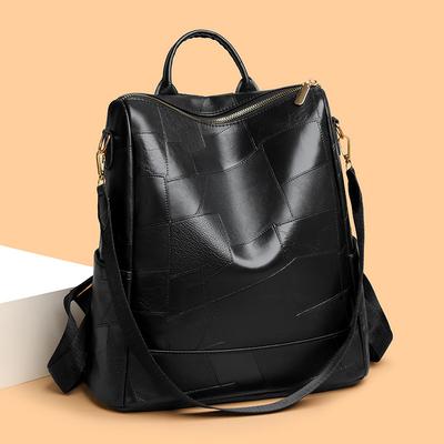 Neues Spleißdesign, großer Rucksack, Nischen-Rucksack für Damen, lässig, multifunktional, Pendlertasche, Diebstahlschutz