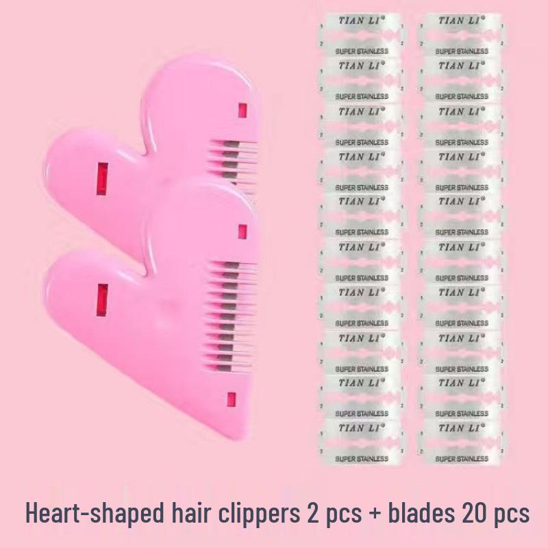 Heart-Shaped Thinning Comb for Girls & Kids - Bang Trimmer Scissors