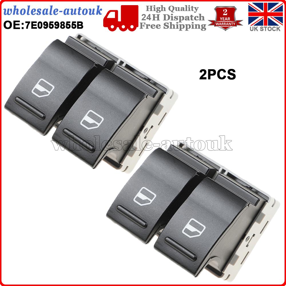 2PCS For VW Transporter T5 [03-15] Front Drivers Right Electric Window Switch