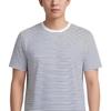 adidas Originals Skateboarding Yarn Dye Loose Striped Crew Neck Sports Short Sleeve T-Shirt Men Tops KY7975