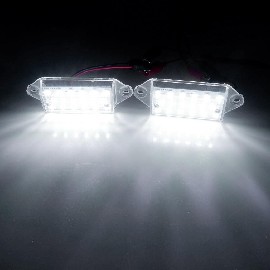 2x No Error LED License Number Plate Light For Mitsubishi Lancer EVO VIII IX X 03+