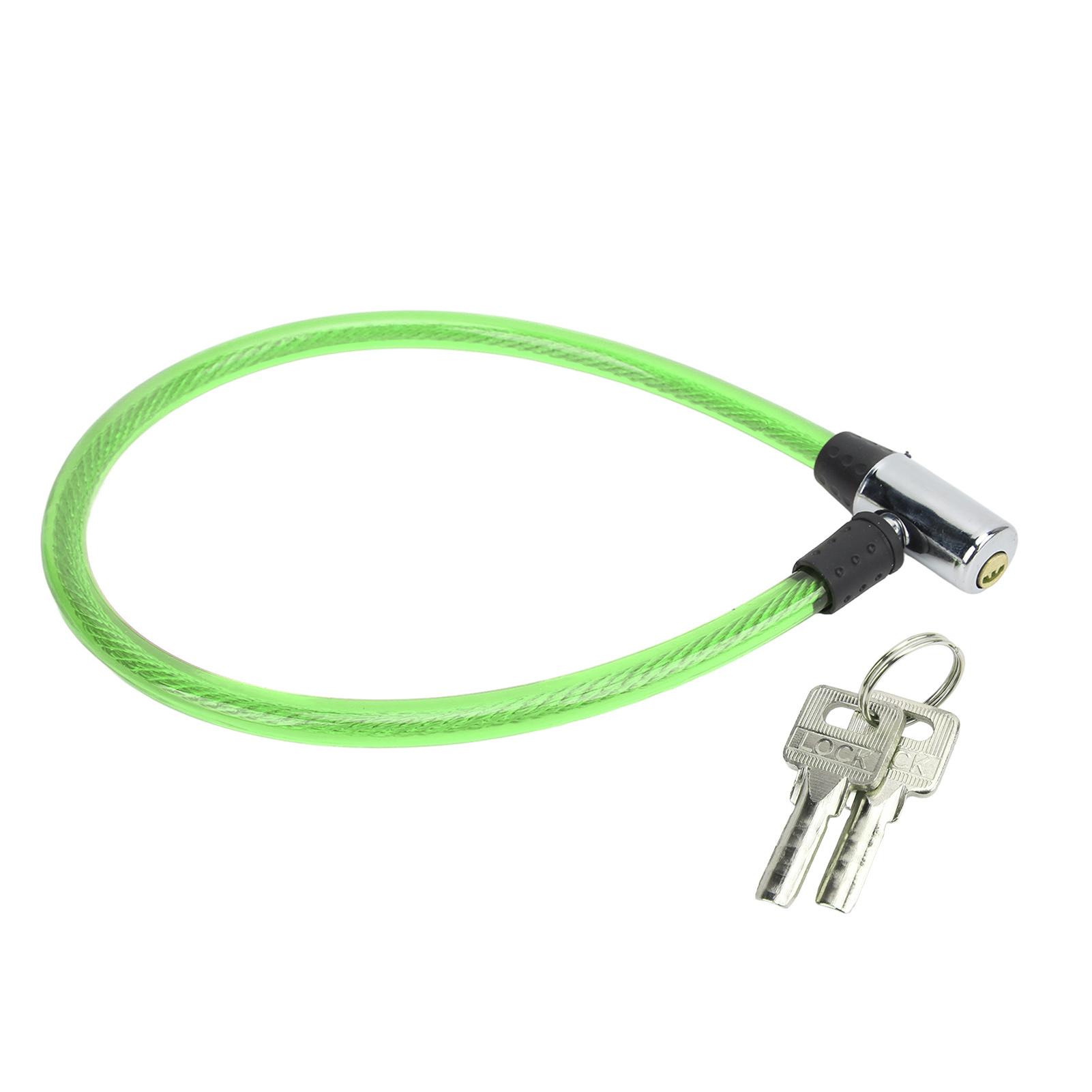 

Велосипедный замок с тросом, прочный, долговечный, из стальной проволоки, портативный, широкое применение, простой в эксплуатации, тросовый замок для