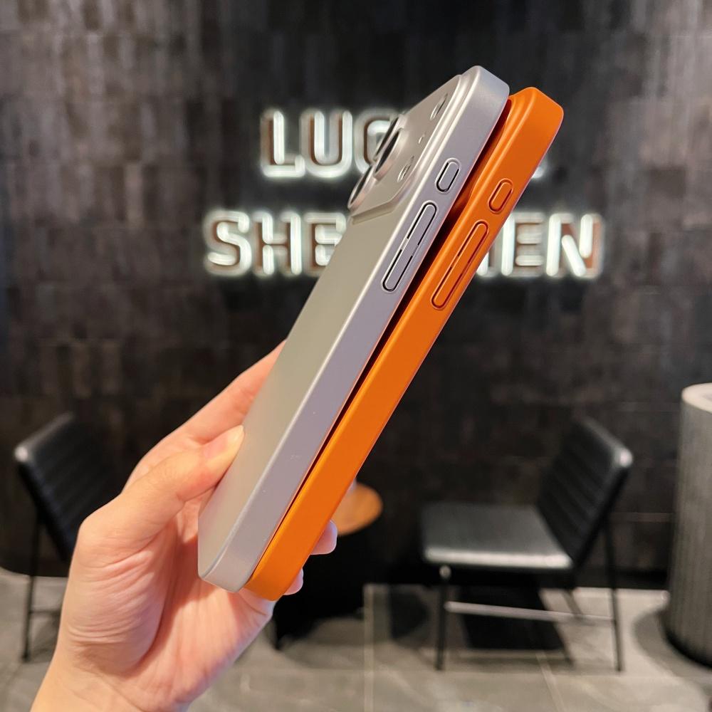 Luxury Plating Color Ultra Thin Matte PC Case for iPhone 17 Air 16 15 14 13 12 11 Pro Max Glass Camera Protecti Shockproof Cover