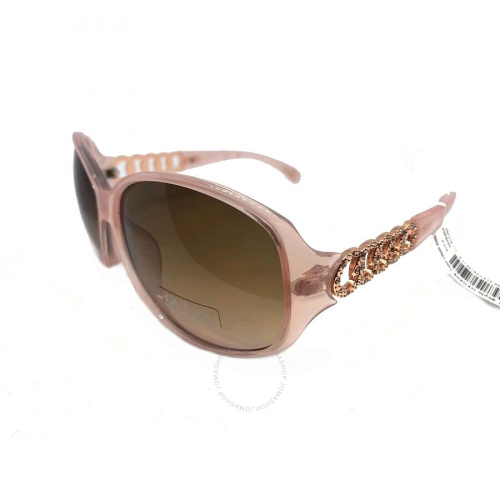 

Guess Factory Коричневые большие женские солнцезащитные очки GF0404 74F 63