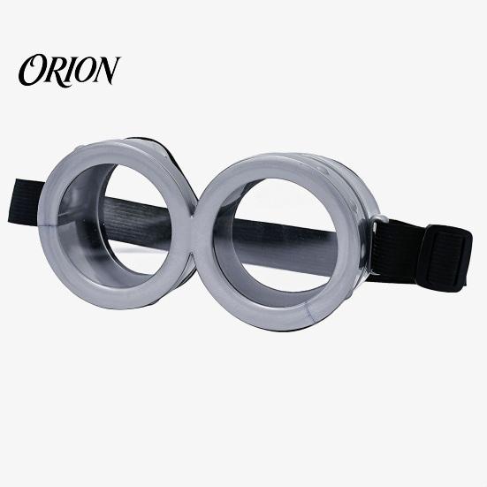 Soft Knitted Fabric Hat 3Pcs Halloween Costume Accessories, Yellow Steampunk Goggles Retro Style Gloves Adults Cosplay Party Set for Men Women