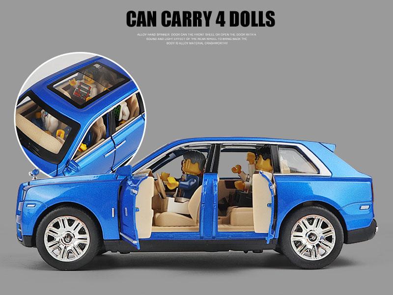 1/24 Rolls-Royce Cullinan Model samochodu Metalowy model samochodu Odlew ciśnieniowy samochodu Zabawka dla dzieci Prezent Kolekcjonerskie przedmioty Darmowa wysyłka