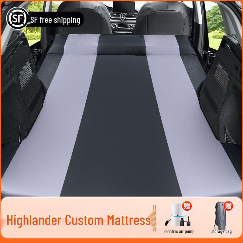 Toyota Highlander Trunk Air Mattress: Inflatable Rear Sleeping Essential for New Year's Car Travel