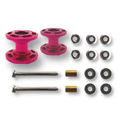 TAGATORON 13-12mm Ultra Lightweight 2-Stage Aluminum Bearing Roller Set (7. Pink)