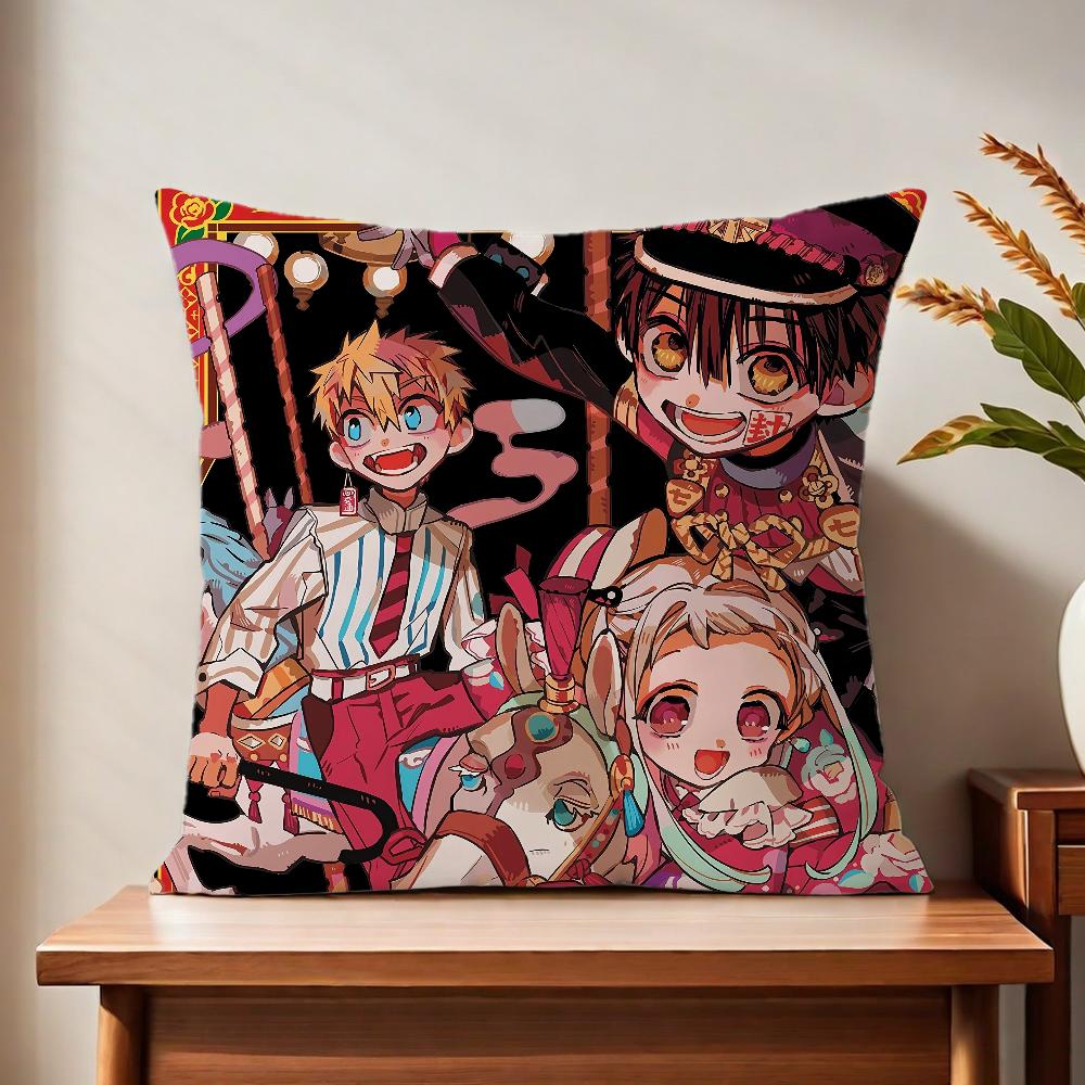 TtoiletBbound anime cute cushion cover For Pillow Printing Sofa Decoration Home Car Room Coffee Shop Office Nordic Simplicity
