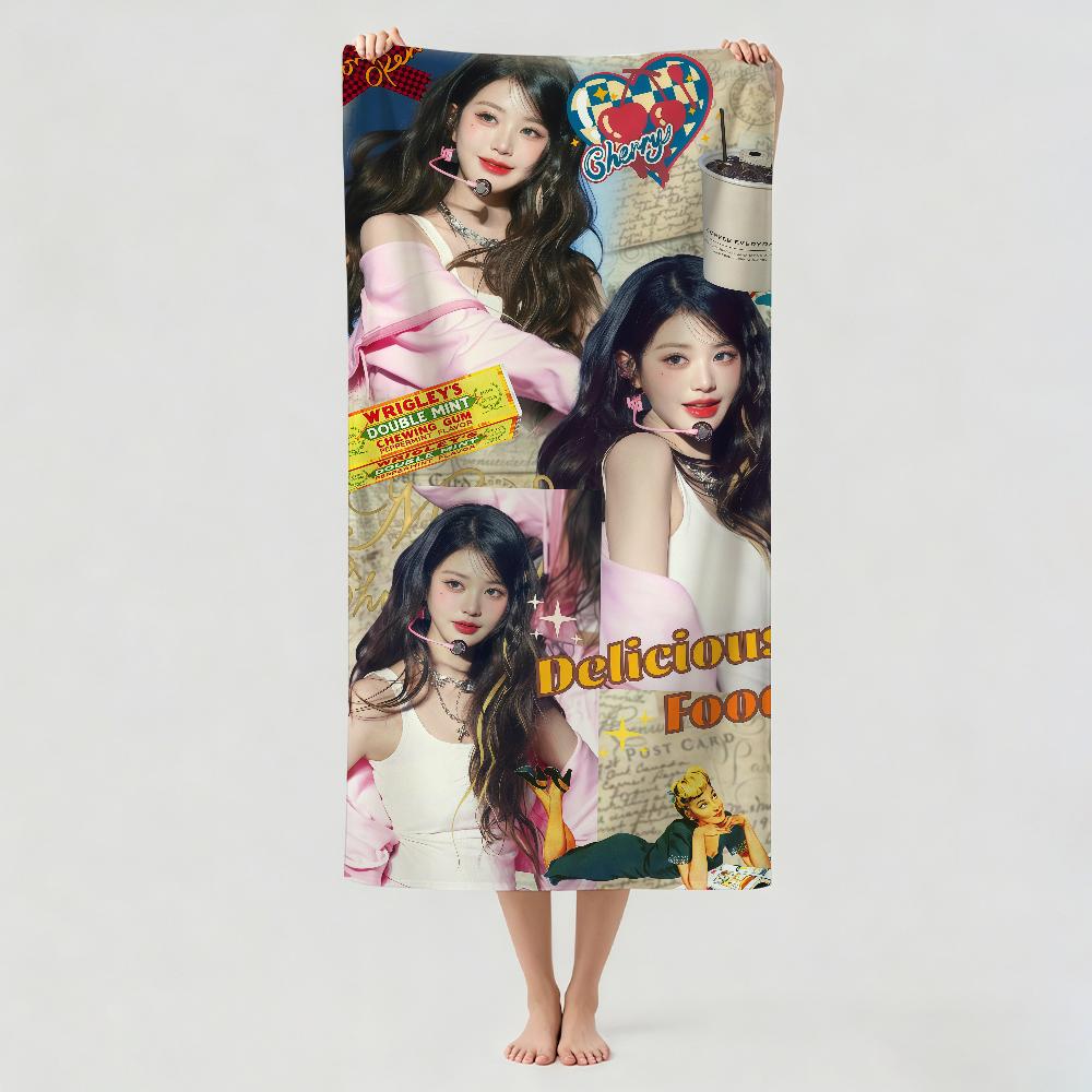 Korean Singer W-Won youngS Towel Drying Bath Towel Applicable To Light Swimming Camping Yoga Beach Out