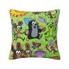 Pillow Cover Classic Cartoon Little Mole Print Printed Cushion Cover Kawaii Pillow Case For Wedding Party Home Decor Pillowcases