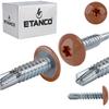 Self-tapping screws GT3 PH 4.8x22mm RAL 8004
