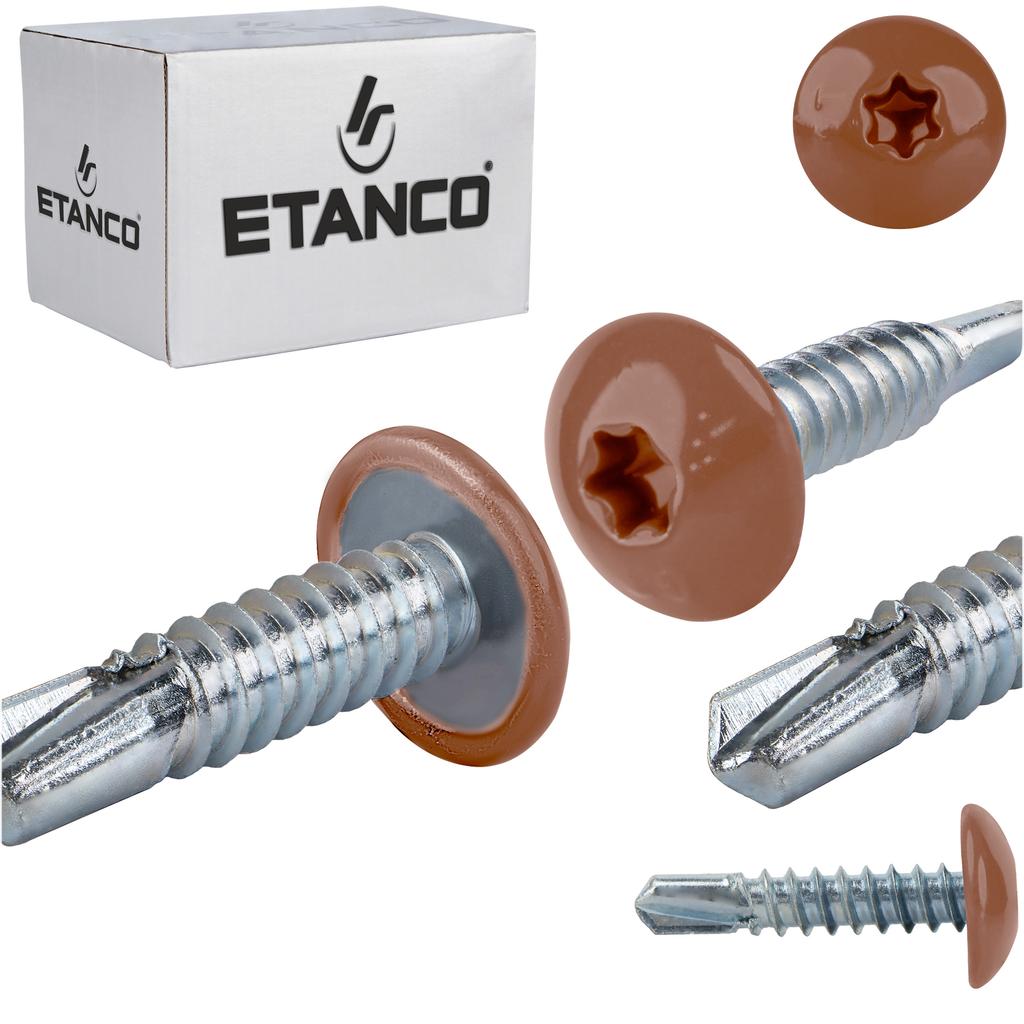 Self-tapping screws GT3 PH 4.8x22mm RAL 8004