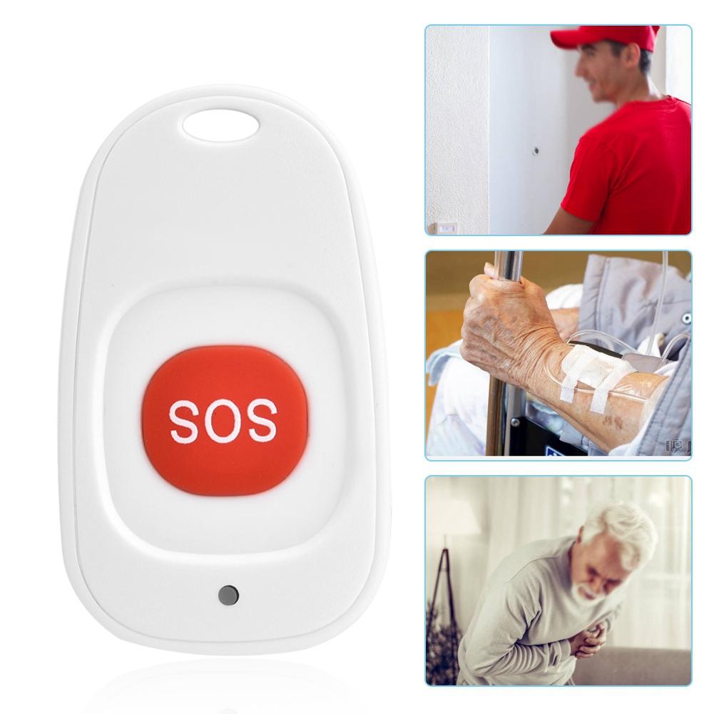 Wireless SOS Emergency Button Alarm Home Burglar Alarm Sensor 433MHz