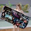 P-Pierce The V-Veil Band Microfiber Printed Beach Towel Mountain Climbing Yoga Beach Swimming Running Absorbent Soft Towel