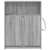 LED Sideboard Gray Sonoma 77 x 34 x 100 cm Engineered Wood