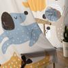 Cartoon Hunde Tüll Vorhänge für Wohnzimmer Sheer Vorhang Schlafzimmer Schleier Organza dekorative Fenster Behandlungen
