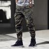 High Street Camouflage Overalls Men's Multi-Pocket Tights Small Foot Casual Pants