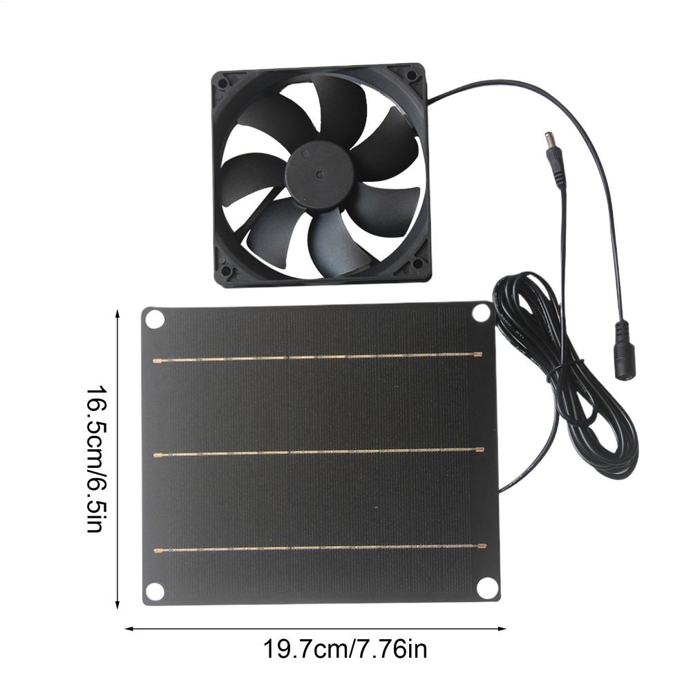 

Солнечный 30 Вт Вытяжной вентилятор Энергосберегающий Вытяжной воздуходув Воздуховод Оконный настенный вентилятор Кухня Ванная Курятник/Утятник чёрный