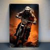Enduro Offroad Adventure Motorcycle Metal Poster  Collectable Tin Sign