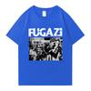 Trendy 2025 FUGAZI Band Graphic Oversized Tee Shirt Streetwear Men Women Summer Short Sleeve T-shirts 100% Cotton Popular Unisex
