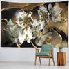Creative Flowers Tapestry Nature Plant Floral Tapestry Wall Hanging Cloth Tapestries Home Bedroom Living Room Decor Tapestries