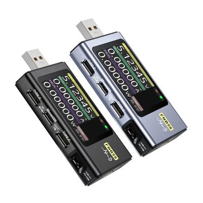 FNB58 USB Voltmeter Amperemeter Schnelllade-Tester Tragbares Stromspannungsmessgerät mit 2,0-Zoll-LCD-Display