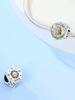 Charms Plata Copper Colors Wonderland Dreaming Rabbit Clock Beadspendant For Original Bracelet For Women Diy Jewelry Love Gift