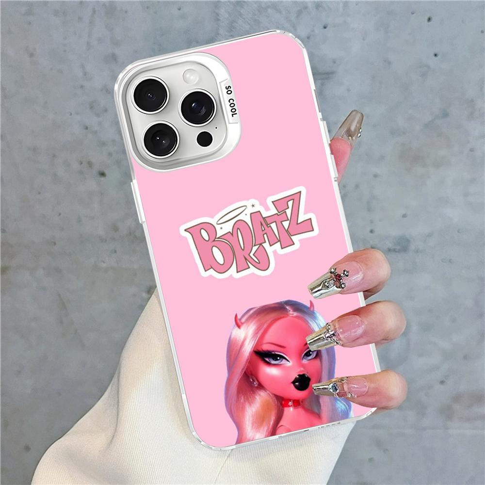 Lovely Doll Bratz Phone Case For IPhone 16 15 14 13 12 11 Pro Max X XR XSMAX 8 7 Plus Matte Shockproof Back Cover