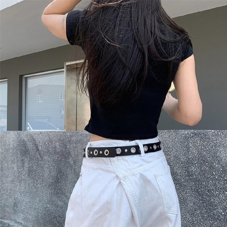 Creative PU Leather Waist Belt Adjustable Length PU Belt for Girl Women Decorative Waist Belt for Coat Skirts Jeans