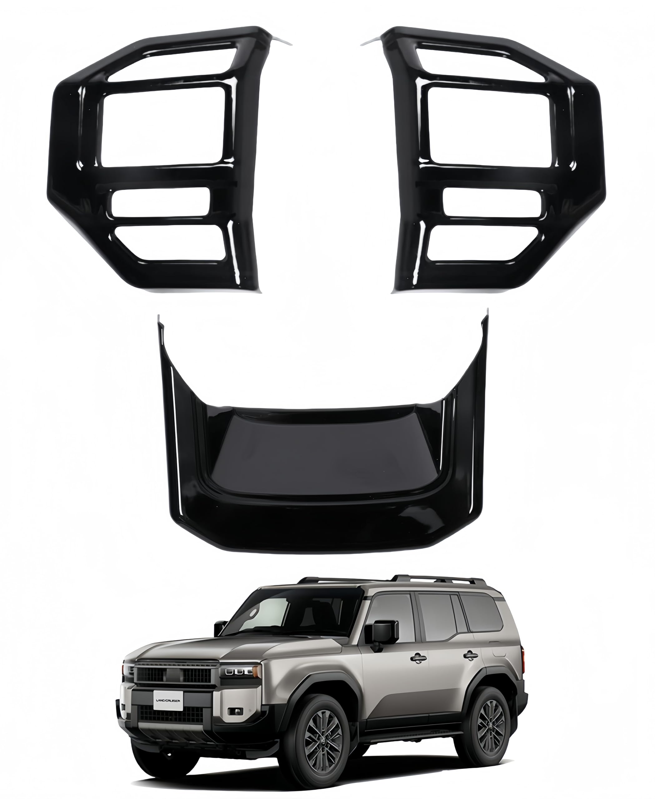 

Tendrilora Чехол на руль для нового Toyota Land Cruiser 250 2024 Кастомная ручка переключения подрулевых лепестков Инструментальная панель Интерьер TRJ250W GDJ250W (Апрель и далее),