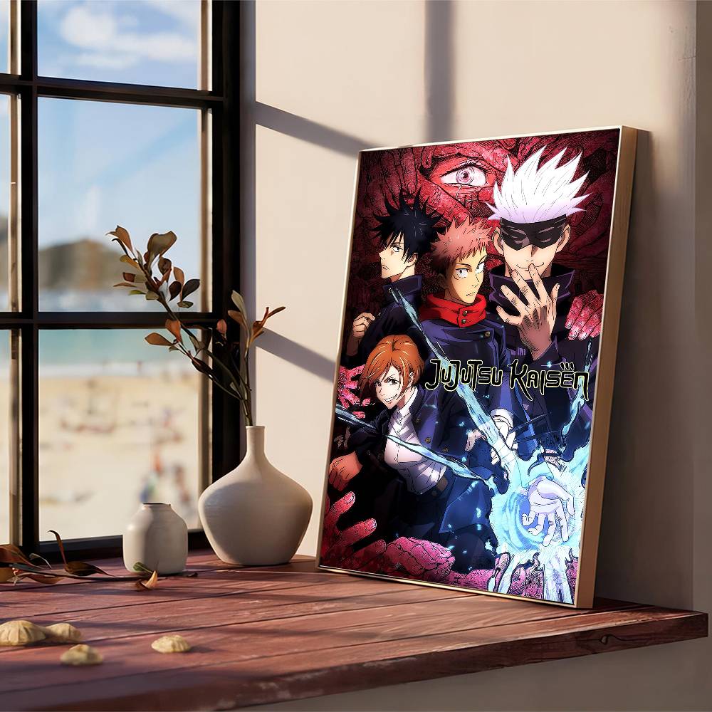 Anime J-Jujutsu K-Kaisen Good Quality Prints and Posters Waterproof Paper Sticker Coffee House Bar Posters Wall Stickers