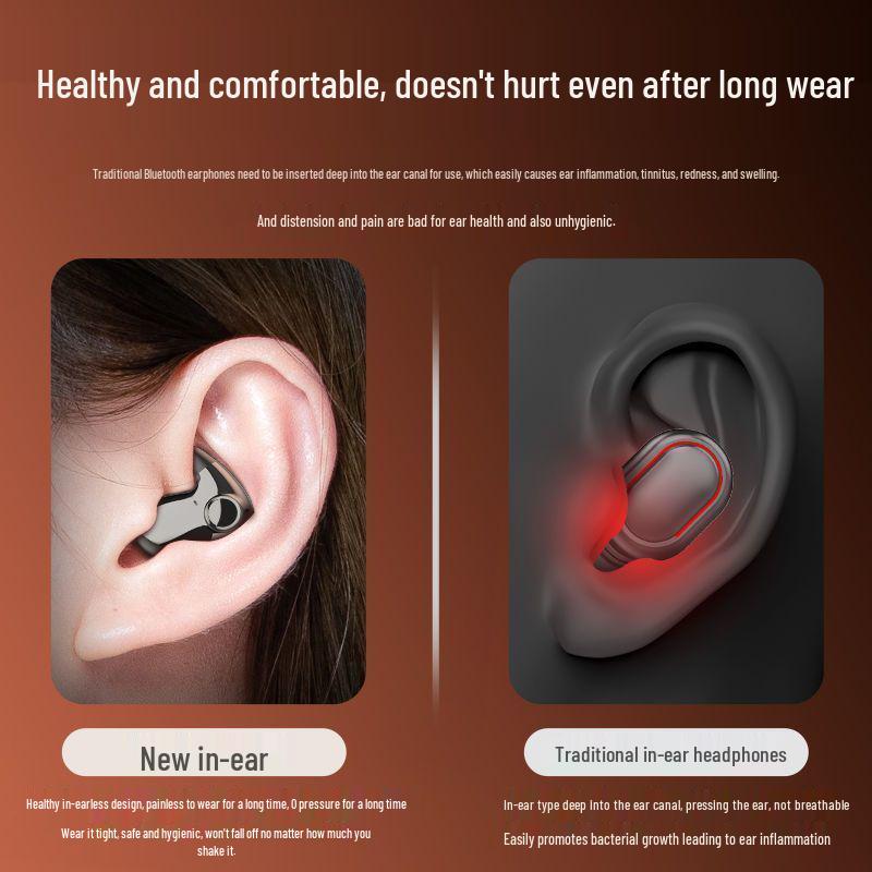 Wireless In-Ear Sleep Headphones: Long-Wearing, Noise-Canceling, Waterproof, Compact, Long Battery, High-Comfort.