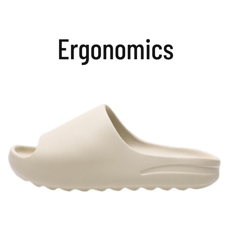 2024 Korean Influencer Trend Thick Sole Flip Flops for Couples - Stylish Indoor Bathroom Slippers