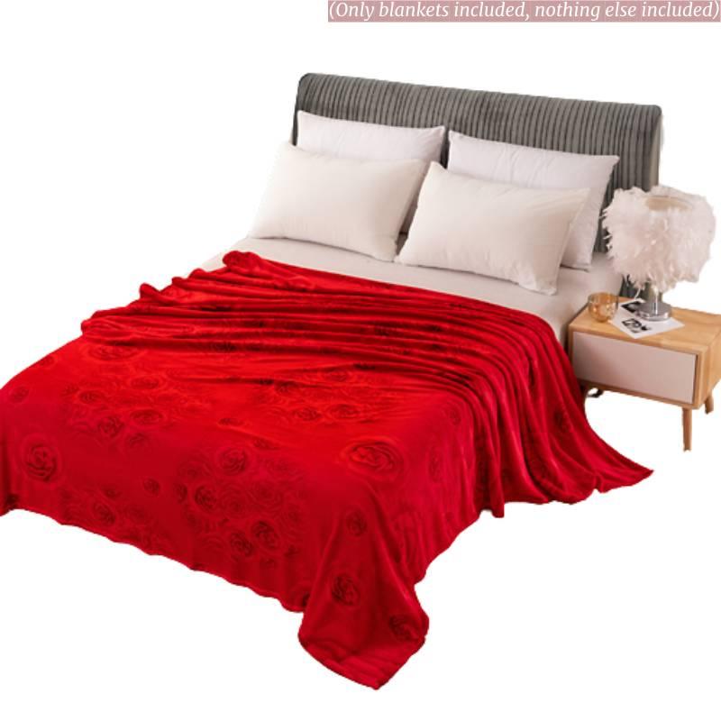 

Pattern Warm Soft Sofa Bed Throw Over Fleece Blanket Double King Size Faux Fur Style I,120*200cm