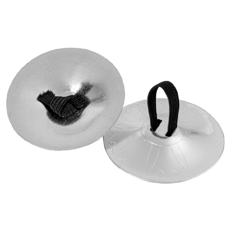 Metall Fingerbecken Kleine Bauchtanz Fingerbecken Rhythmusmacher Musikinstrument Teller für Tanzliebhaber