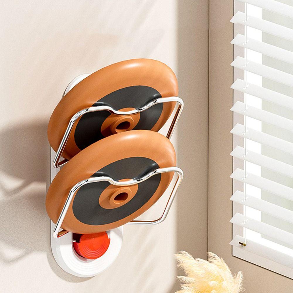 Punch Free Suction Cup Pot Lid Rack Space Saving Cutting Board Holder  Kitchen