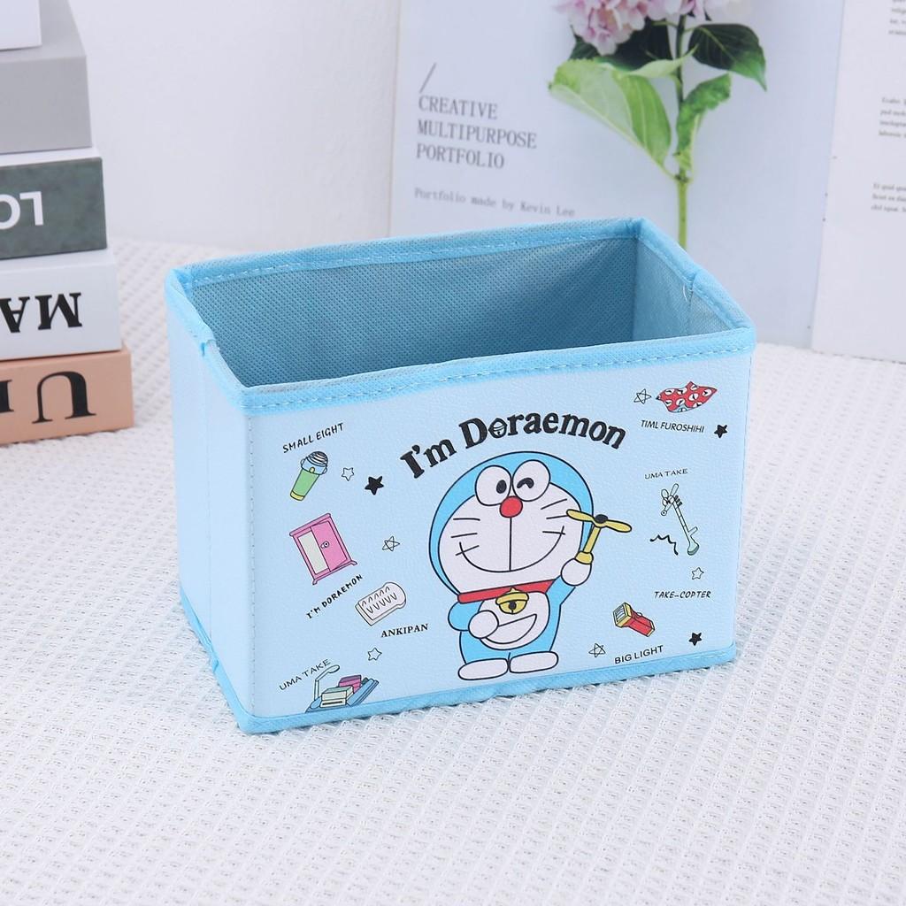 

Doraemon Pu Storage Box With Foldable Design For Desk And Closet Organization Closet