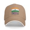 Bandiera Indiana Tricolore con Chakra di Ashoka Cappellino da Baseball Indiano Desi Cappellino Trucker alla Moda Cappellino Snapback per Coppia Primavera Donna Rock