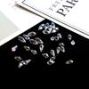 10Pcs Transparent Crystal Glass Pendants Water Drop Shape Loose Beads For Jewelry Decoration Making DIY Hair Stick Bracelet Necklace Earring