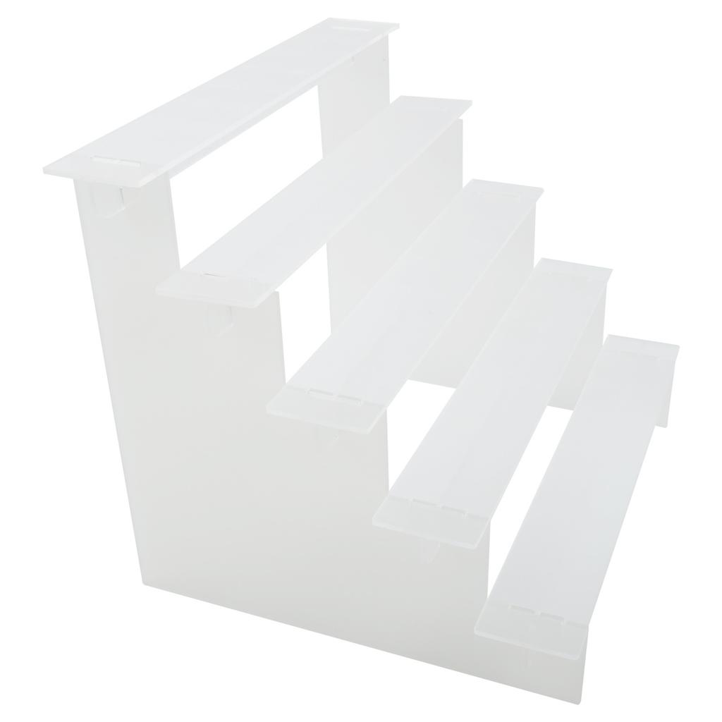 Acrylic Display Stands Displaying Transparent Ladder