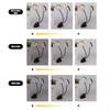 3 Color Dimmable LED Reading Light With Magnifier Flexible Gooseneck Reading Table Light For Study Office Desk M4YD