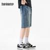 Mark Fairwhale Men's Lightweight Tencel Retro Denim Shorts