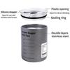 320ml/600ml Stainless Steel Water Bottle Portable Coffee Cup Thermos with Straw Suitable for Office Outdoor and Home