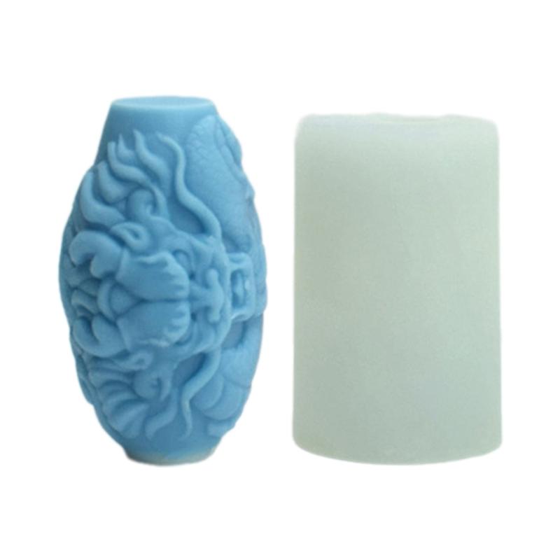Gypsum Statue Mould Flexible Silicone Mould for Candle and Soap Making Embossed Aromatherapy Mold Jewelry Making Tool