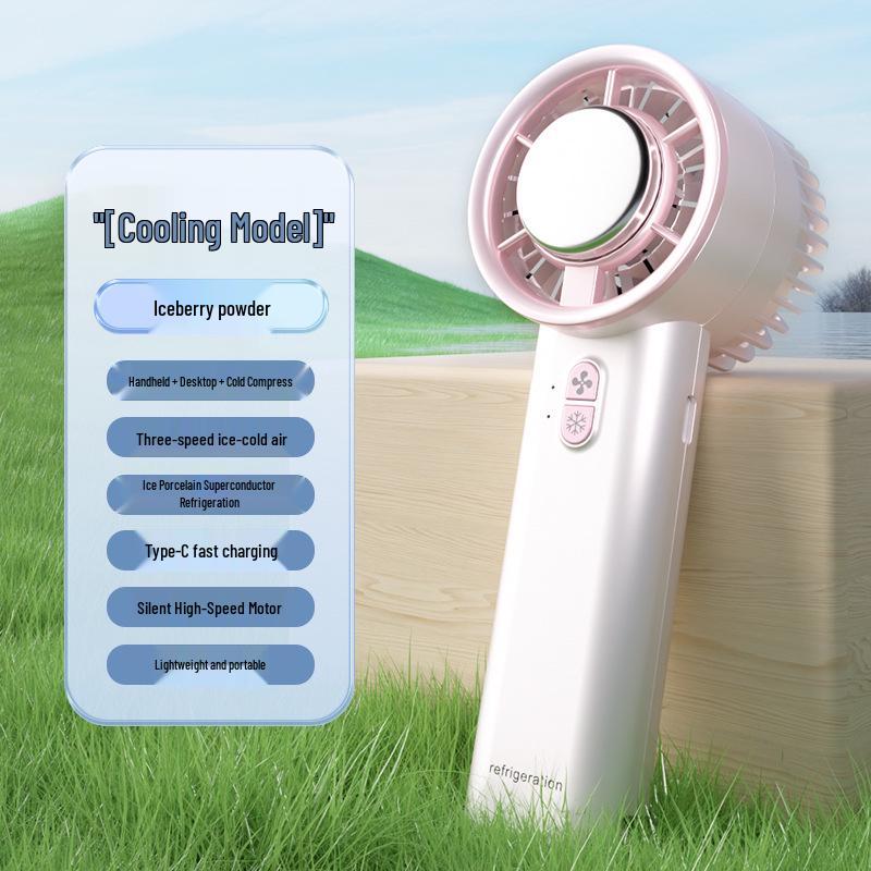 Portable Turbo Handheld Mini Fan with Long Battery Life